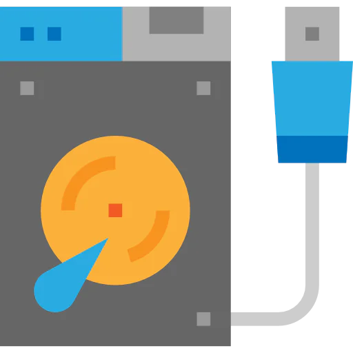 Hard disk icon