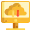 Cloud computing icon 64x64