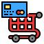 Online shopping icon 64x64