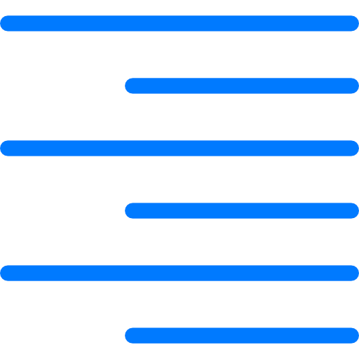 Right align icon