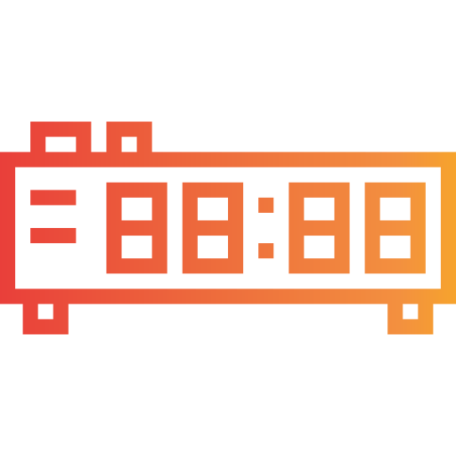 Digital clock icon