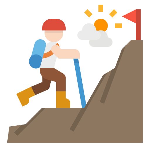Hiking icon