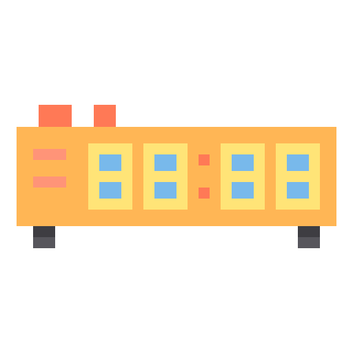 Digital clock icon
