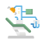 Dentist chair icon 64x64