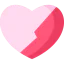 Broken heart icon 64x64