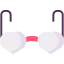 Heart glasses icon 64x64