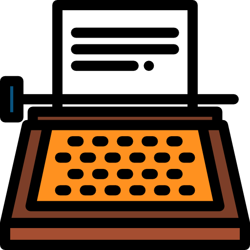 Typewriter icon