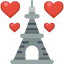 Eiffel tower icon 64x64