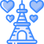 Eiffel tower icon 64x64