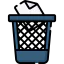 Rubbish bin icon 64x64