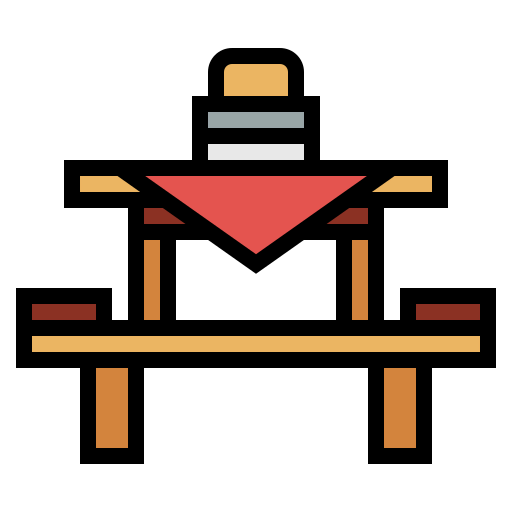 Picnic table icon