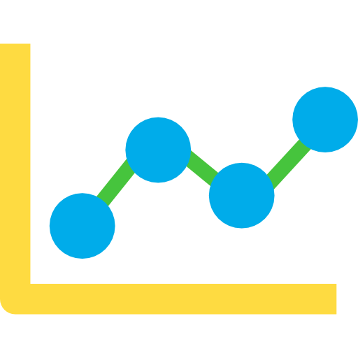 Line chart icon