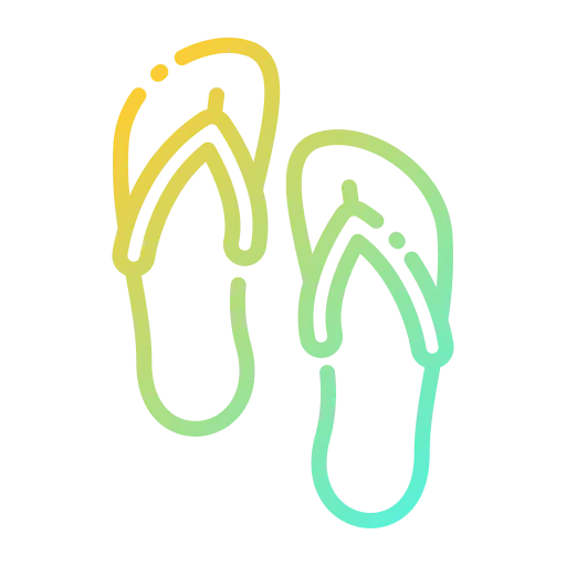 Flip flops icon