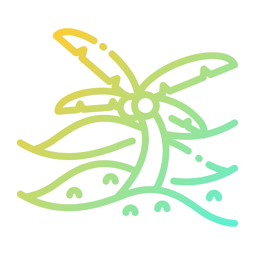 Coconut tree icon