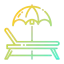 Sunbed icon 64x64