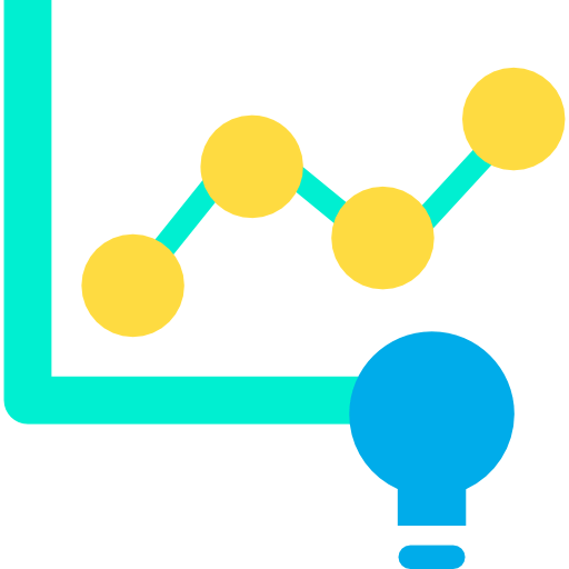 Line chart icon