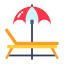 Sunbed icon 64x64