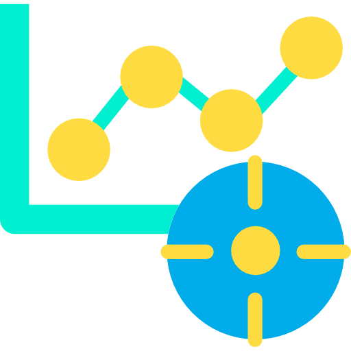 Line chart icon