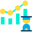Bar chart icon 64x64