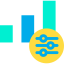 Bar chart icon 64x64