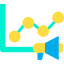 Line chart icon 64x64