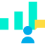 Bar chart icon 64x64