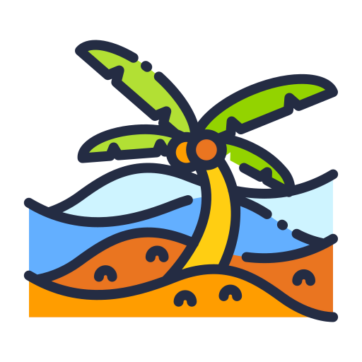 Coconut tree icon