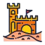 Sand castle icon 64x64