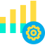 Bar chart icon 64x64
