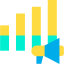 Bar chart icon 64x64