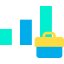 Bar chart icon 64x64