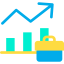 Bar chart icon 64x64
