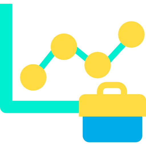 Line chart icon