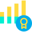 Bar chart icon 64x64