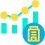 Bar chart icon 64x64