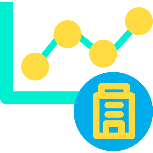 Line chart icon