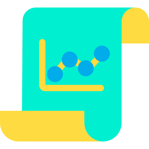 Line chart icon