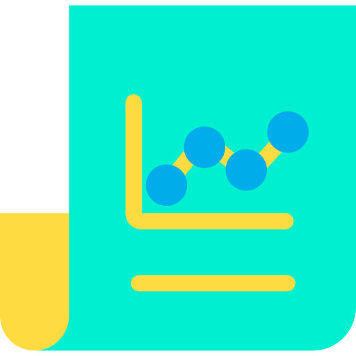 Line chart icon