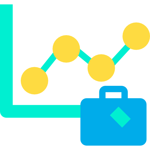 Line chart icon