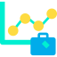 Line chart icon 64x64