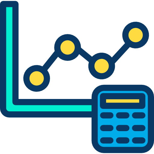 Line chart icon