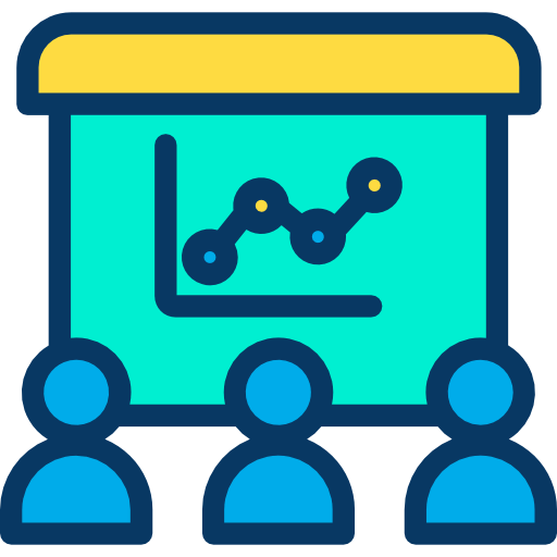 Line chart icon