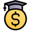 Education cost icon 64x64