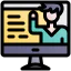 Online education icon 64x64