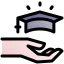 Graduation cap icon 64x64