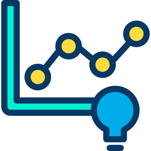 Line chart icon