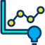 Line chart icon 64x64