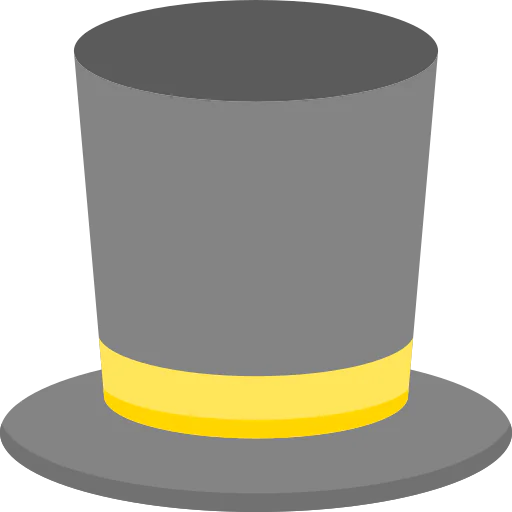 Top hat icon