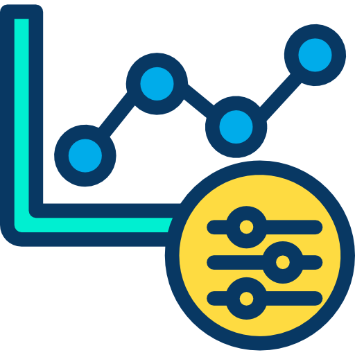 Line chart icon