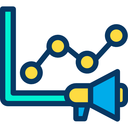 Line chart icon